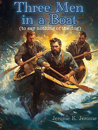 Three men in a boat (to say nothing of the dog) cover Thumb