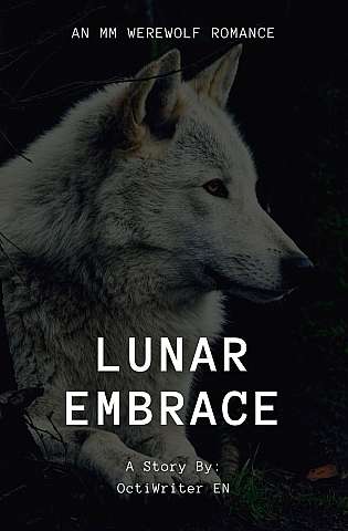 Lunar Embrace: An MM Werewolf Romance cover Thumb