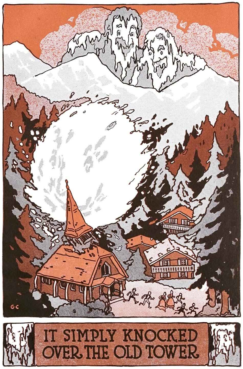 IT SIMPLY KNOCKED OVER THE OLD TOWER